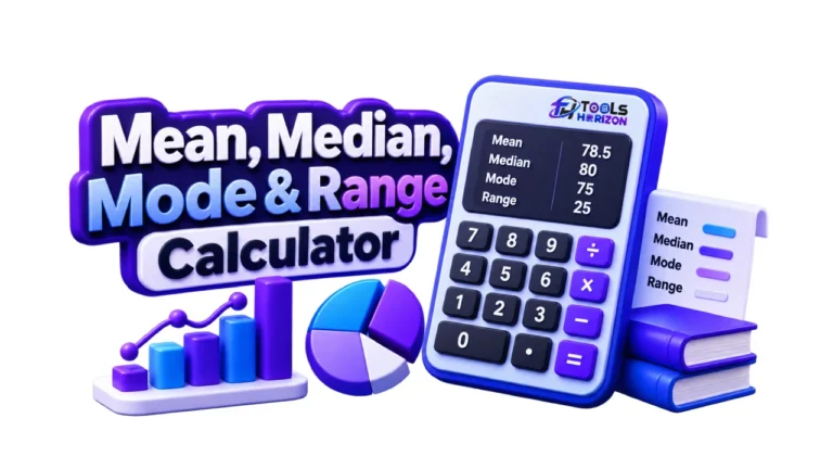 Average Calculator for calculating mean, median, mode, and range from a set of numbers